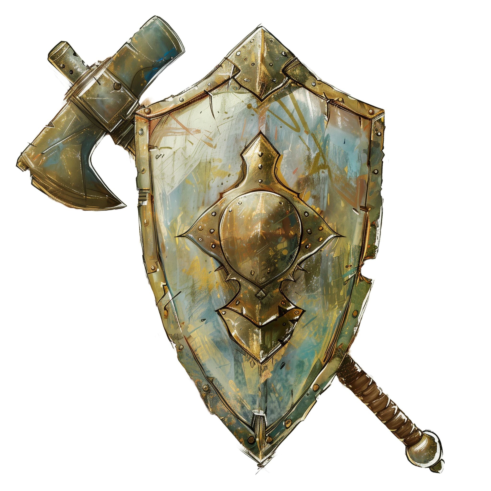 Monster I'd Like to Fight: Paladin Axe and Shield